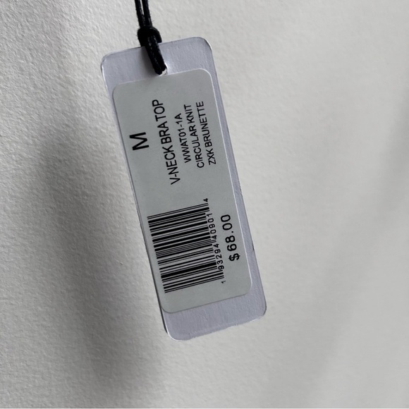 Revolve We Wore What V Neck Bra Top Brunette Medium NWT - Picture 8 of 8